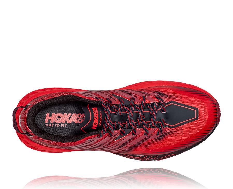 Zapatillas Trail Hoka One One Hombre - Speedgoat 4 - Rojas - CJU932657